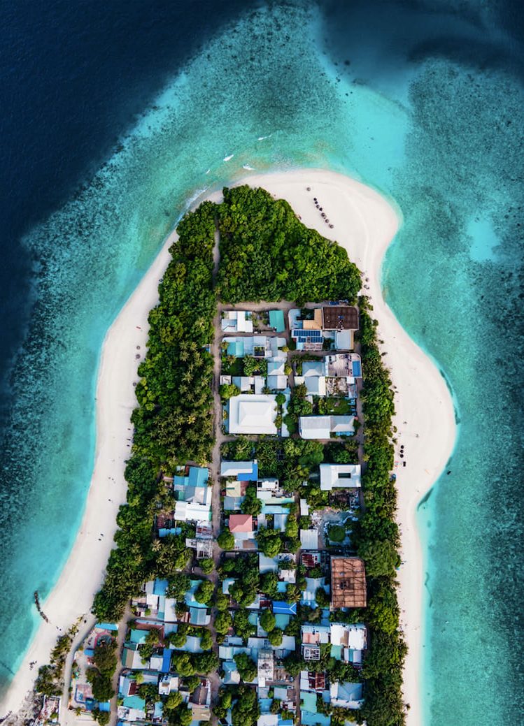 Ukulhas Maldives local island